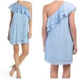 Charles Henry Women’s Blue Size Small Off Shoulder Dress